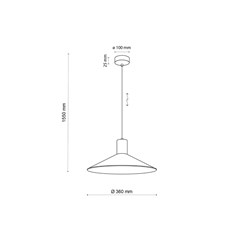 Jump Hanging  Lamp - Black