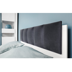 Bed 140 with Lift – White Alpin & High Gloss