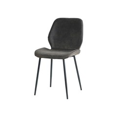 Dining Chair Microfiber Dark Grey
