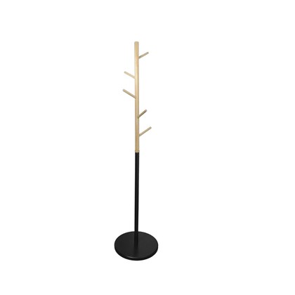 Miko Black Coat Rack 180cm