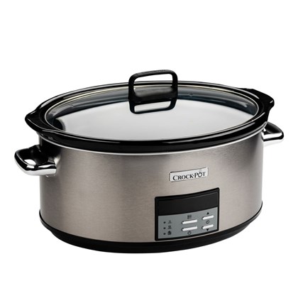 Crock-pot Slow Cooker 7.5l Silver For 10