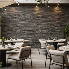 Wall Cladding Basalt Volcano