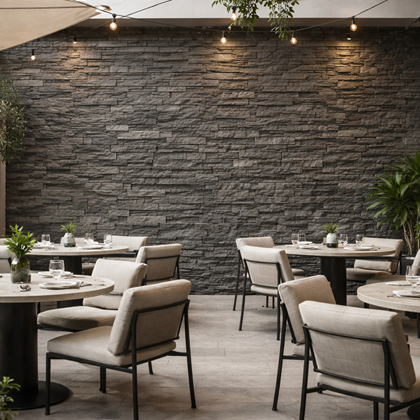 Wall Cladding Basalt Volcano