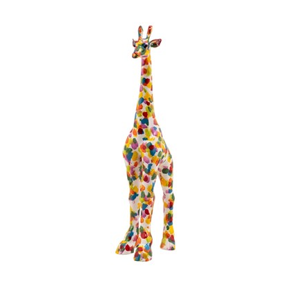 Giraffe Sculpture 31X7x12 Cm
