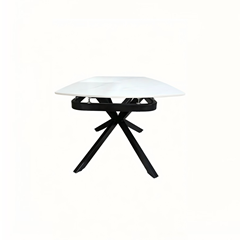 Extendable Dining Table 126–176x80x75 cm