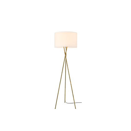Floor Lamp – Iron & Gold