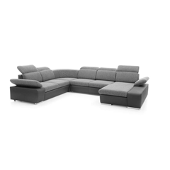 Cor Sofabed II with Chaise – Right 355cm Dark Grey