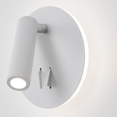 Sandy White Aluminium Wall Light