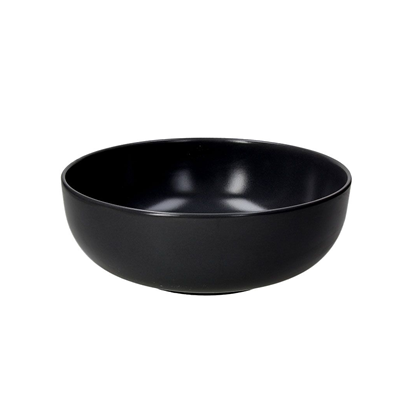 Salad Bowl 23cm Nero Stoneware Black