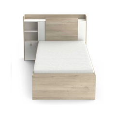 Single Bed Frame – Oak & White