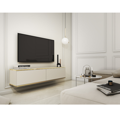 TV Unit Wall Mounting – Beige