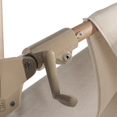 Premium Side Pole Umbrella 300x300cm – Woodlook/Sand