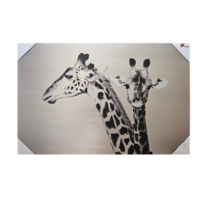 Canvas Dipinto A Mano 60X90 Giraffe