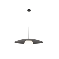 Pendant Lamp Slate Black Glass