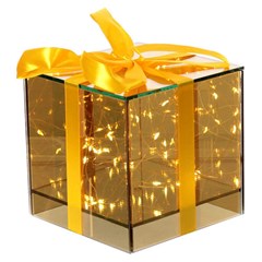 Christmas Gift Box 12cm - Gold