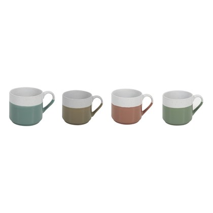 Mug 33cl Two-Tone - 4 Assorted Colors
