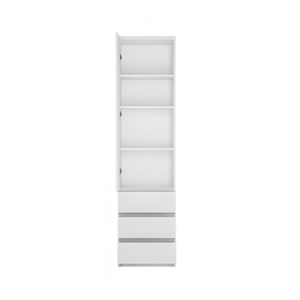 Linen Cabinet 1Door 3Shelves – Alpine White