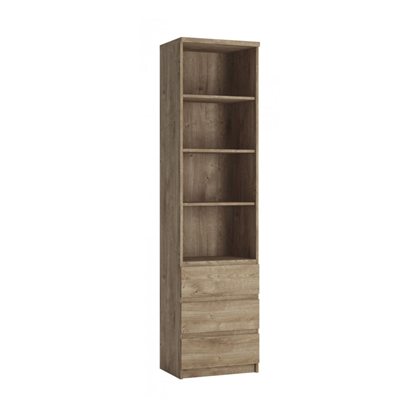Bookcase 3 Shelves - Ribbeck Oak Gold