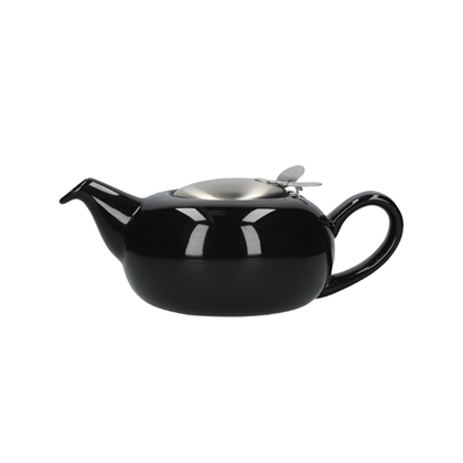 London Pottery Pebble Filter 4 Cup Teapot Black