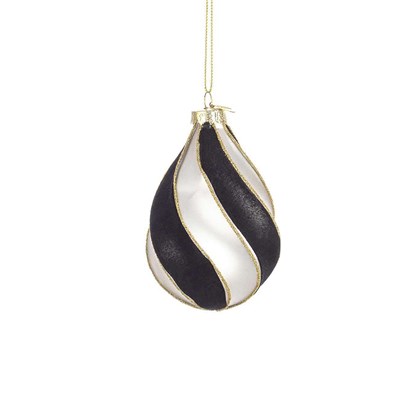 1 Monochrome Lines Ornament - Assorted