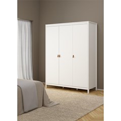 Wardrobe Madrid 3 Doors - White