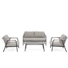 Sofa Set of 4 - Anthracite & Light Grey