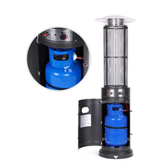 Round Patio Heater – Matt Black