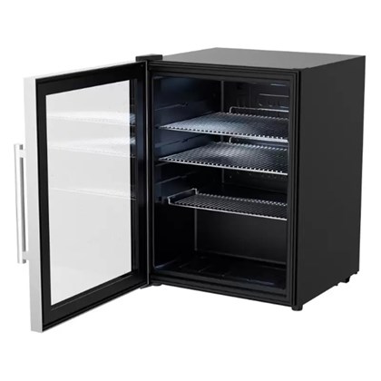 Outdoor Fridge 60 L Steel Frame & Glass