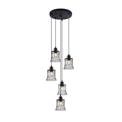 Ava Suspension Decorative Cage Black