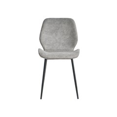 Dining Chair Microfiber Light Grey