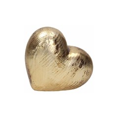 Golden Heart 10 Cm Porcelain