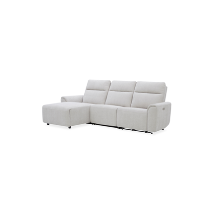 2-Seater Sofa Left with Chaise Longue – Grey