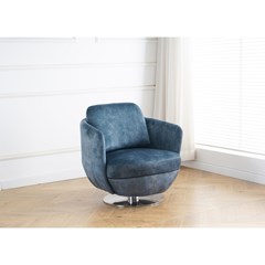 Lounge Chair Petrol Blue