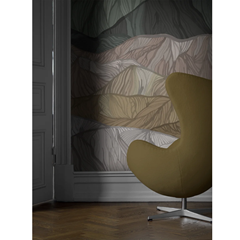 Mural Wallpaper Coloured Mountain