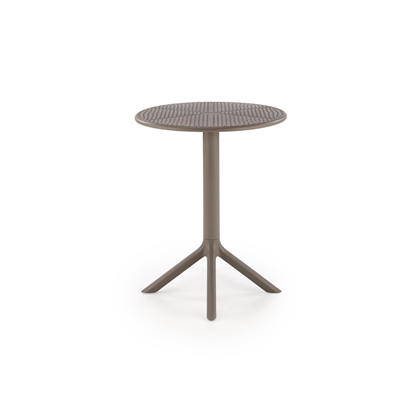 Khaki Round Table Set With 2 Chairs