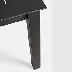 Extendable Table Dark Grey 160-240x100cm