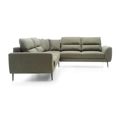 Corner Sofabed with Chaise Right 265cm – Olive