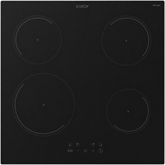 Induction 4 Zones Glass Ceramic Hob - Black