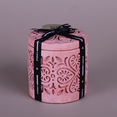 Maltese Tile Large Cylinder Jar Candle