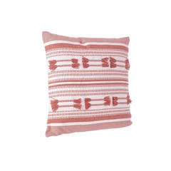 Red Cotton Padded Decorative Cushion
