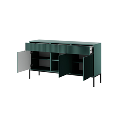 Sideboard 3 Doors 3 Drawers – Green