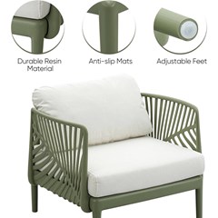Outdoor Sofa Set Of 4 - Green