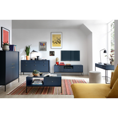 Sideboard 6 Drawers – Navy Blue