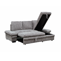 Reversible Corner Sofa Bed - Grey