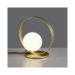 Halo Table Lamp – Gold & Opal