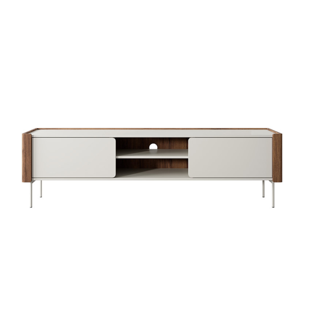 TV Cabinet – Walnut Warmia & Cashmere