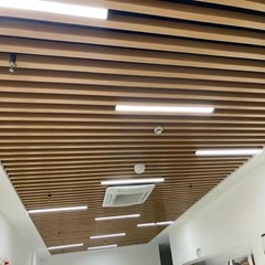 Outdoor Aluminum Tube - Maple Wood