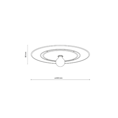 Calma L Ceiling Light – Sabia & Straw