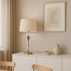 Table Lamp Ceramic Light Pearl