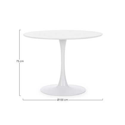 Dining Table  100x75 White